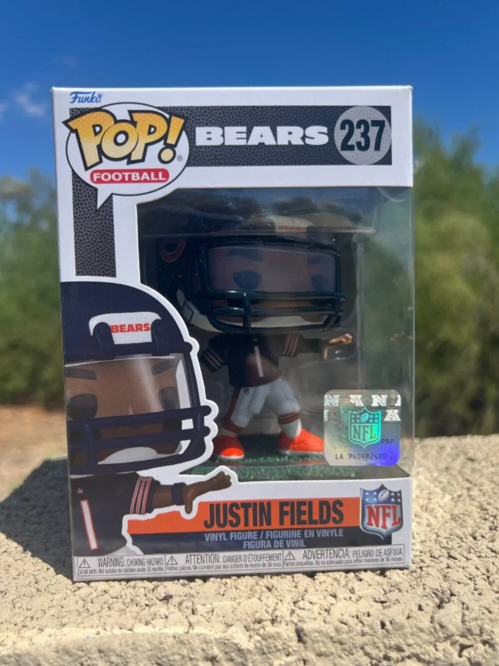 Funko Pop Football - Bears - Justin Fields (#237, NEW)